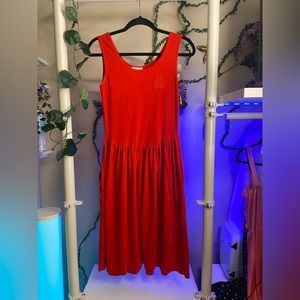 Vintage Red Skater Dress